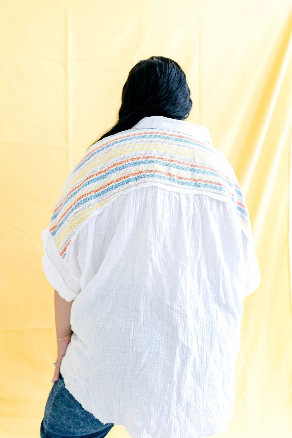 Ready To Go Woven Top sold by shop taby product image thumbnail 3