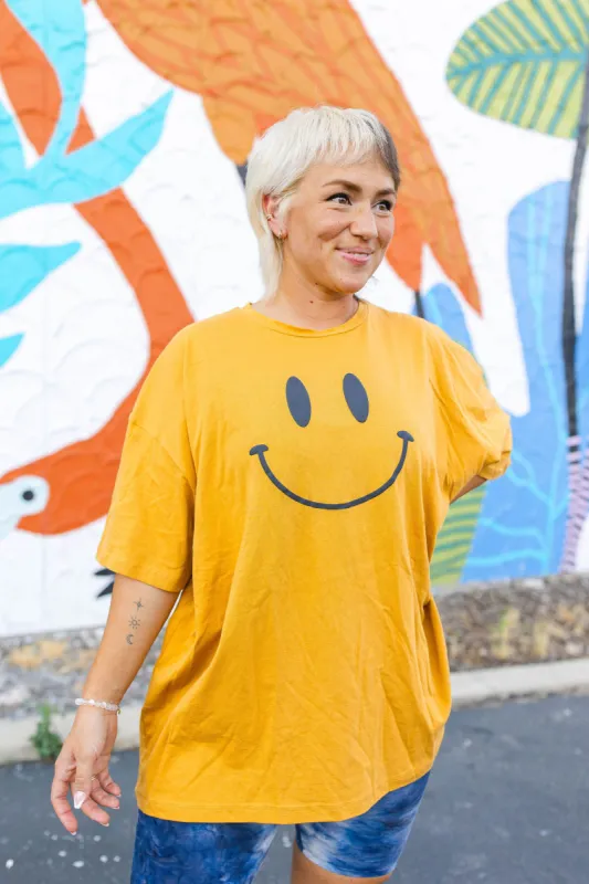 TABY ORIGINAL DESIGN: Smiley Boxy Tee PUFF*** sold by shop taby