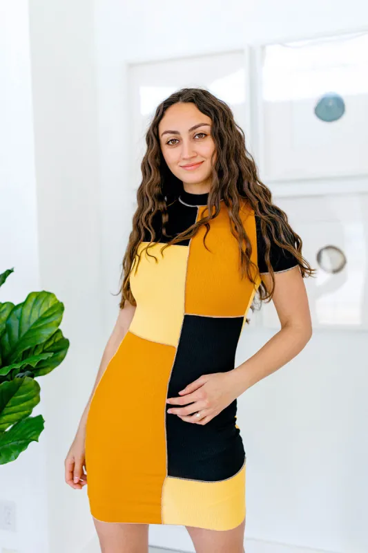 Overlock Stitch Dress sold by shop taby