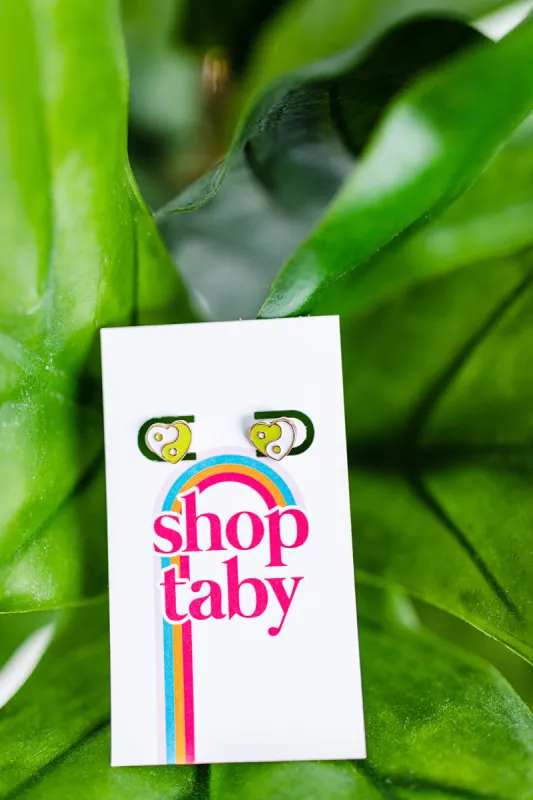 Peace Of My Heart Stud Earrings sold by shop taby