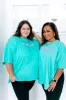 TABY ORIGINAL: Hot Girls Cry In AQUA MARINE & RAISED PUFF*** sold by shop taby