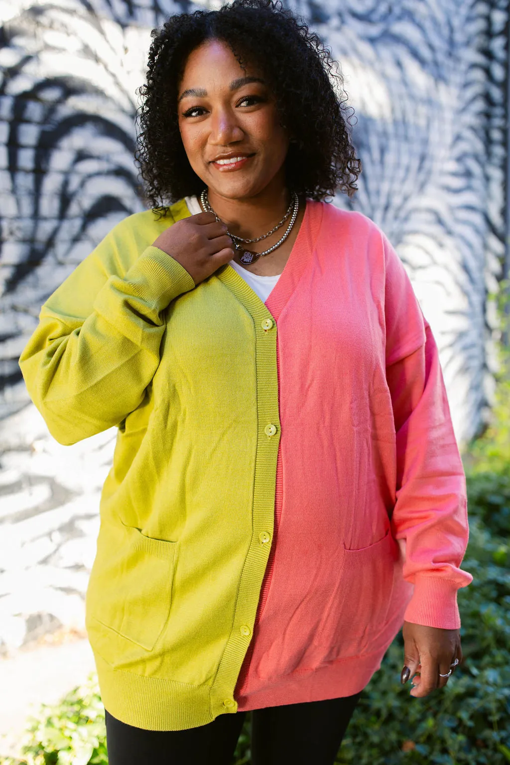 TABY ORIGINAL: The Yin To My Yang Cardigan In CACTUS KISS** In Sizes XS-5X!*** sold by shop taby product image thumbnail 5