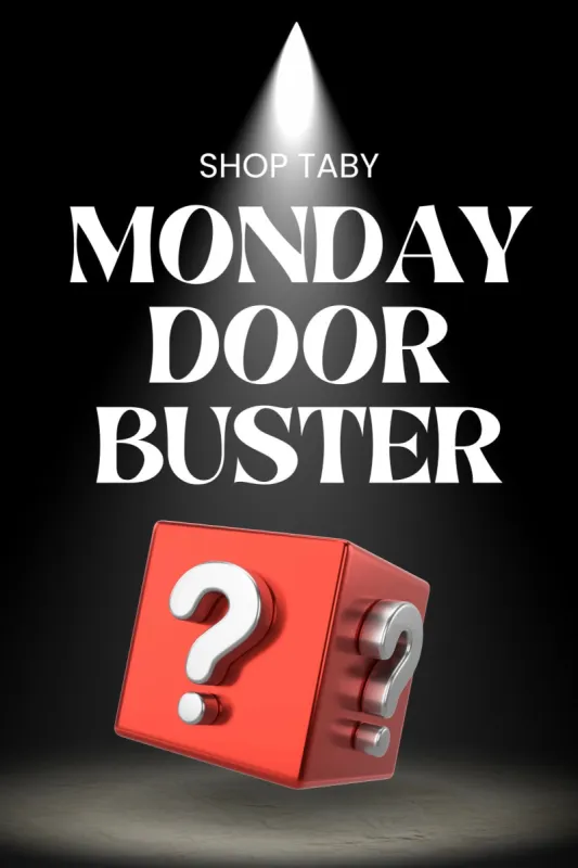 TABY ORIGINAL: Monday DOORBUSTER*** sold by shop taby