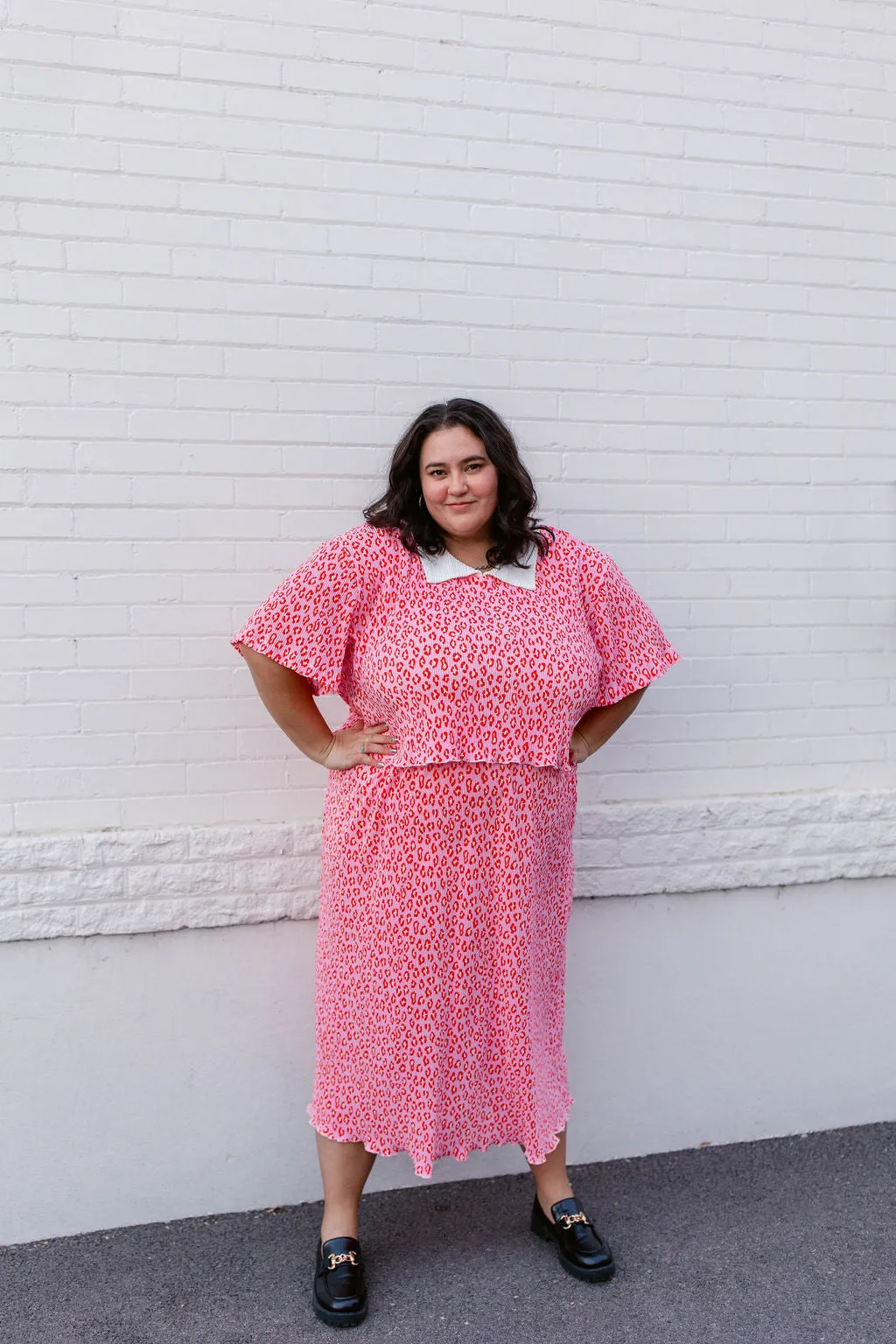 TABY ORIGINAL: Fiercely Loved Plissé Skirt Set IN SIZES XS-5X*** sold by shop taby product image thumbnail 5