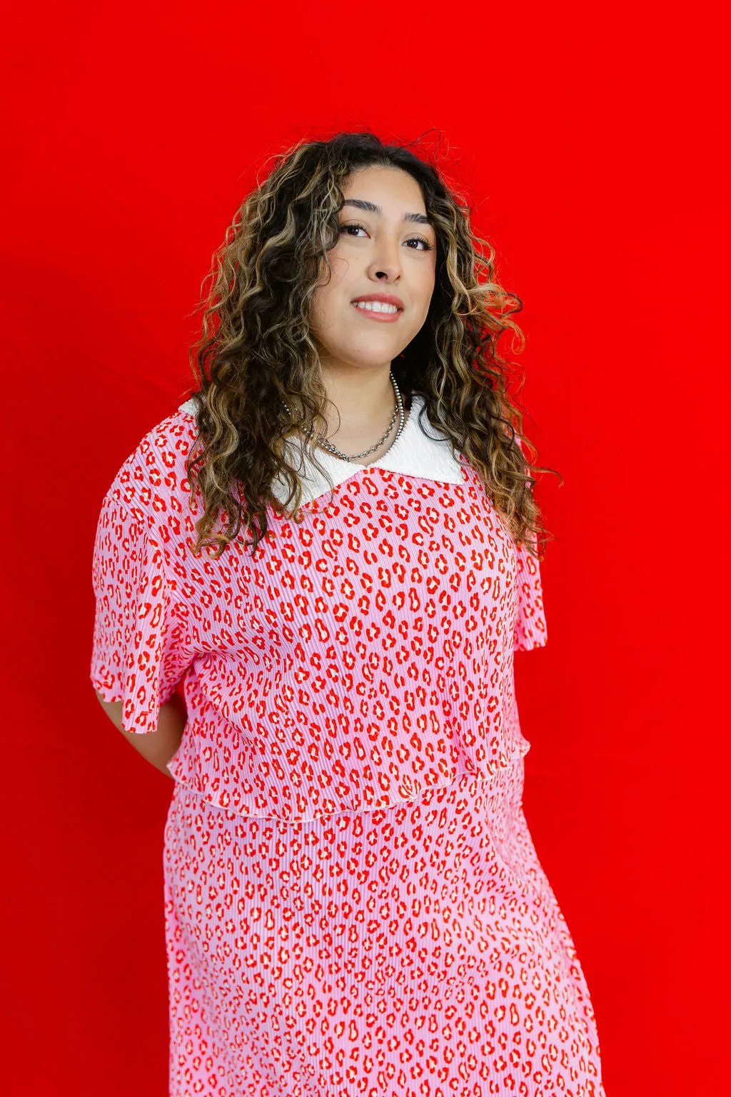 TABY ORIGINAL: Fiercely Loved Plissé Skirt Set IN SIZES XS-5X*** sold by shop taby product image thumbnail 2