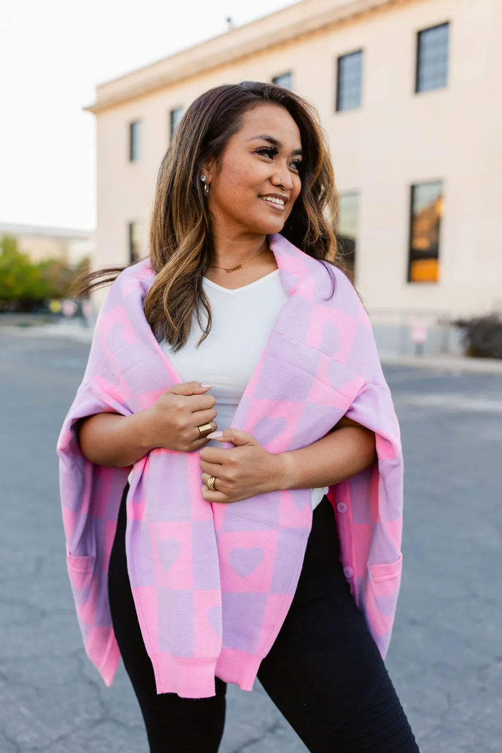 TABY ORIGINAL: Radical Self Love Cardigan In Lavender & Pink** RESTOCKED!*** sold by shop taby product image thumbnail 4