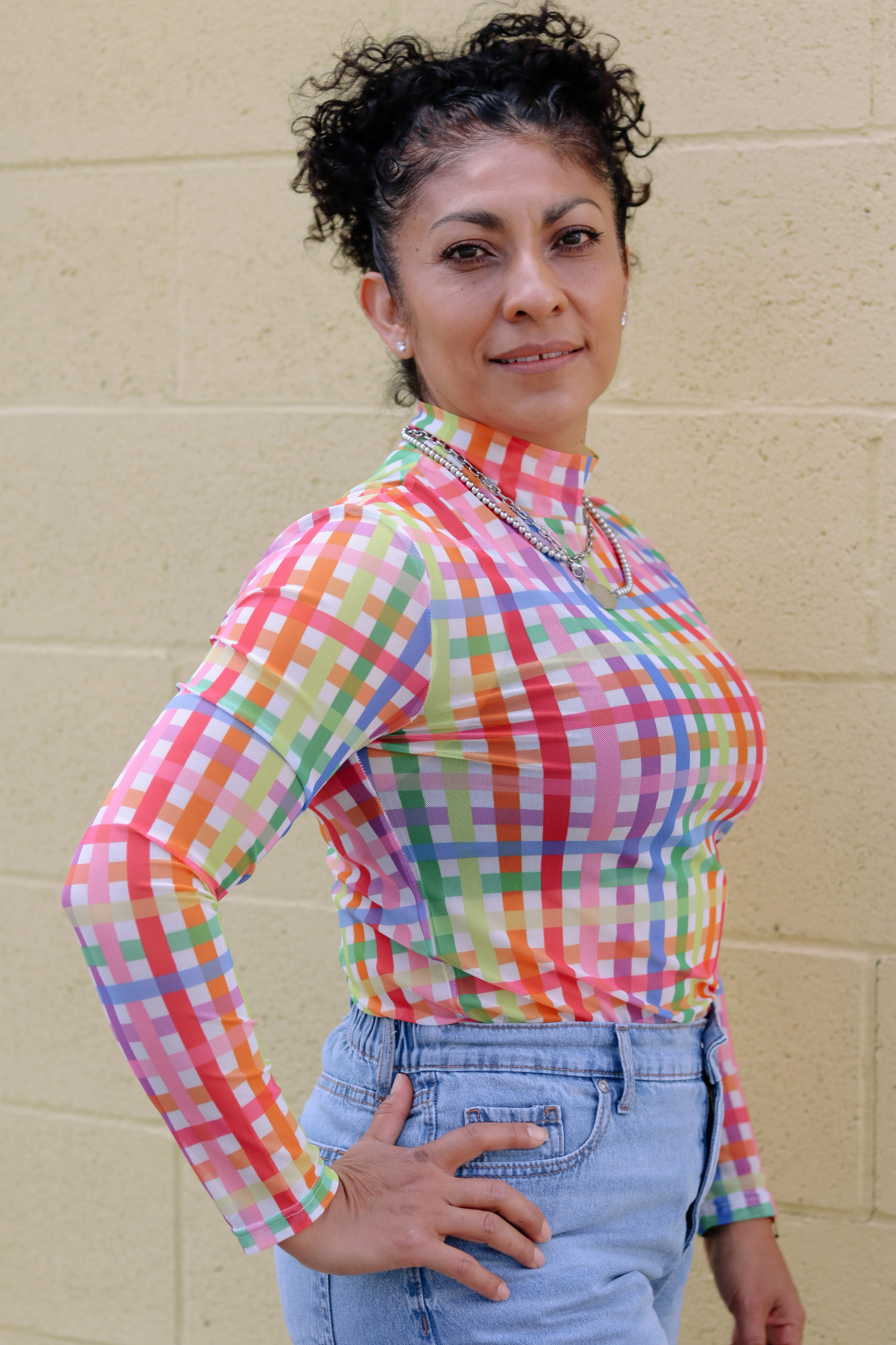 TABY ORIGINAL: Get Noticed Peekaboo Mesh top IN SIZES XS-5X*** sold by shop taby product image thumbnail 4