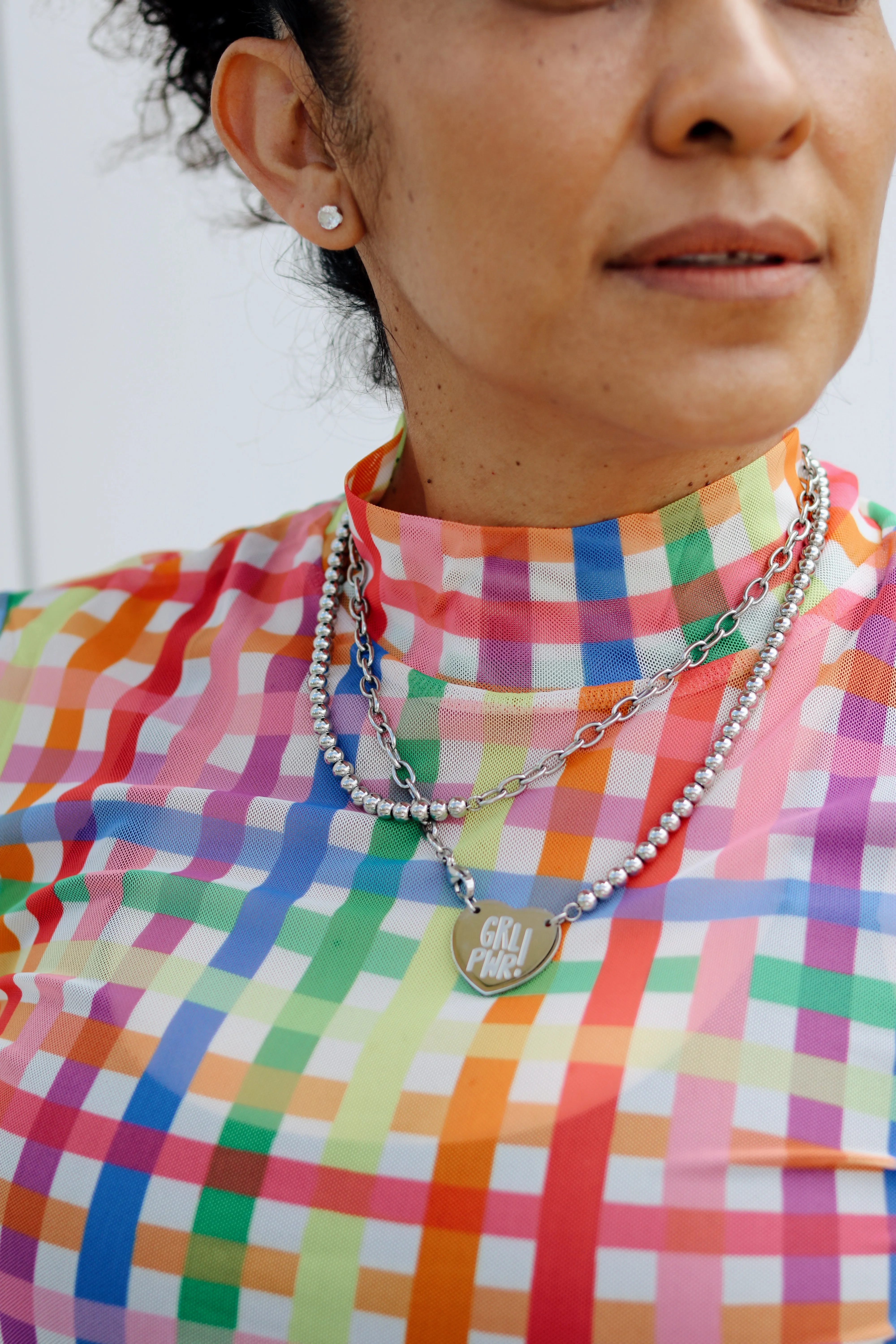 TABY ORIGINAL: Get Noticed Peekaboo Mesh top IN SIZES XS-5X*** sold by shop taby product image thumbnail 2