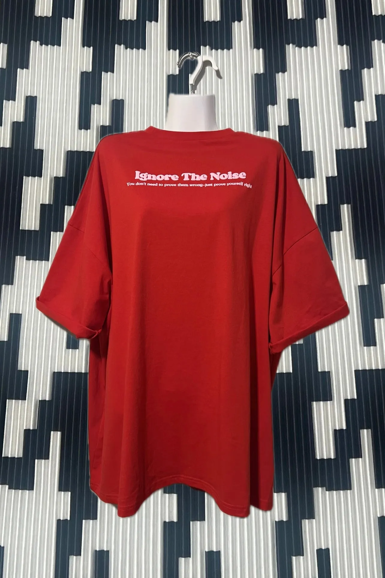 TABY ORIGINAL: BLAH BLAH Blah Boxy Tee In Sizes XS-5X!** 2 sided flippable neckline*** sold by shop taby product image thumbnail 2