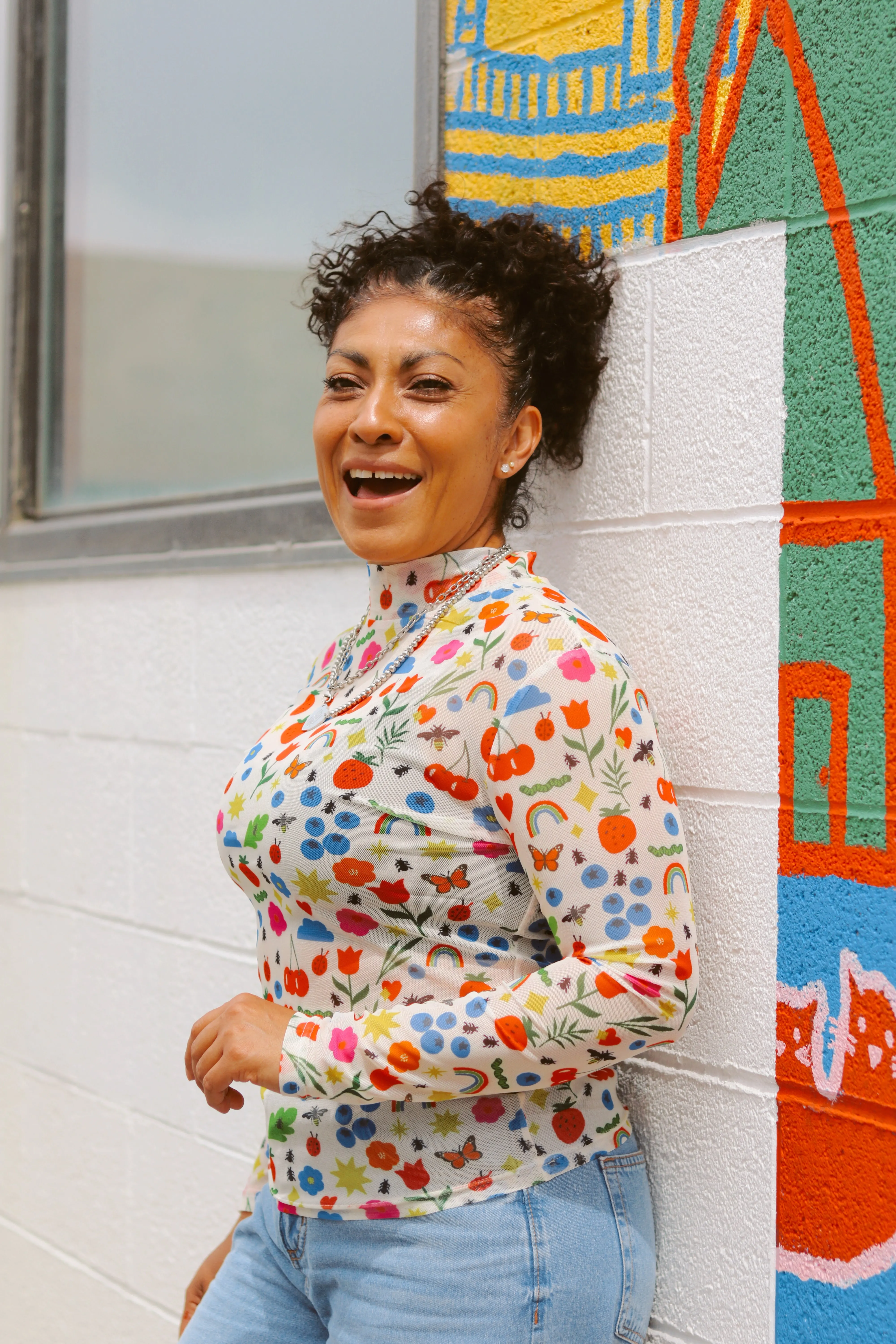 TABY ORIGINAL: Mañana Será Bonito Peekaboo Mesh top IN SIZES XS-5X*** sold by shop taby product image thumbnail 4