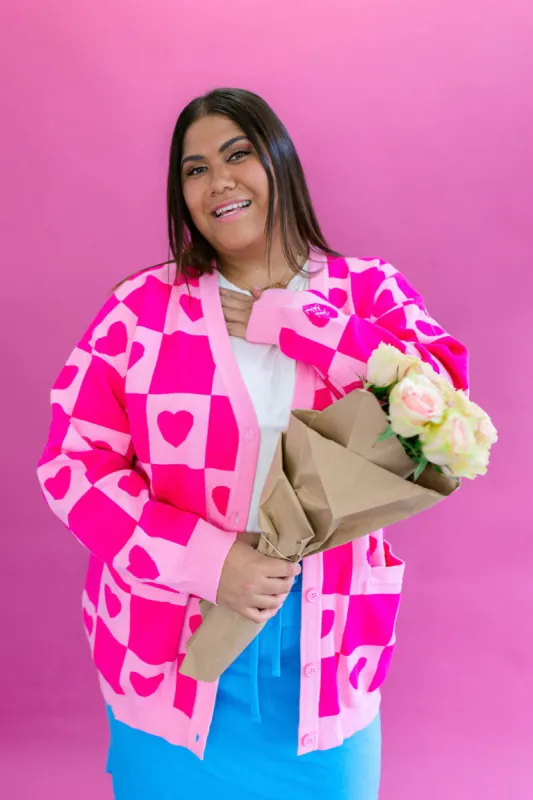 TABY ORIGINAL: Radical Self Love Cardigan In PINK*** Sizes XS-5X!*** sold by shop taby