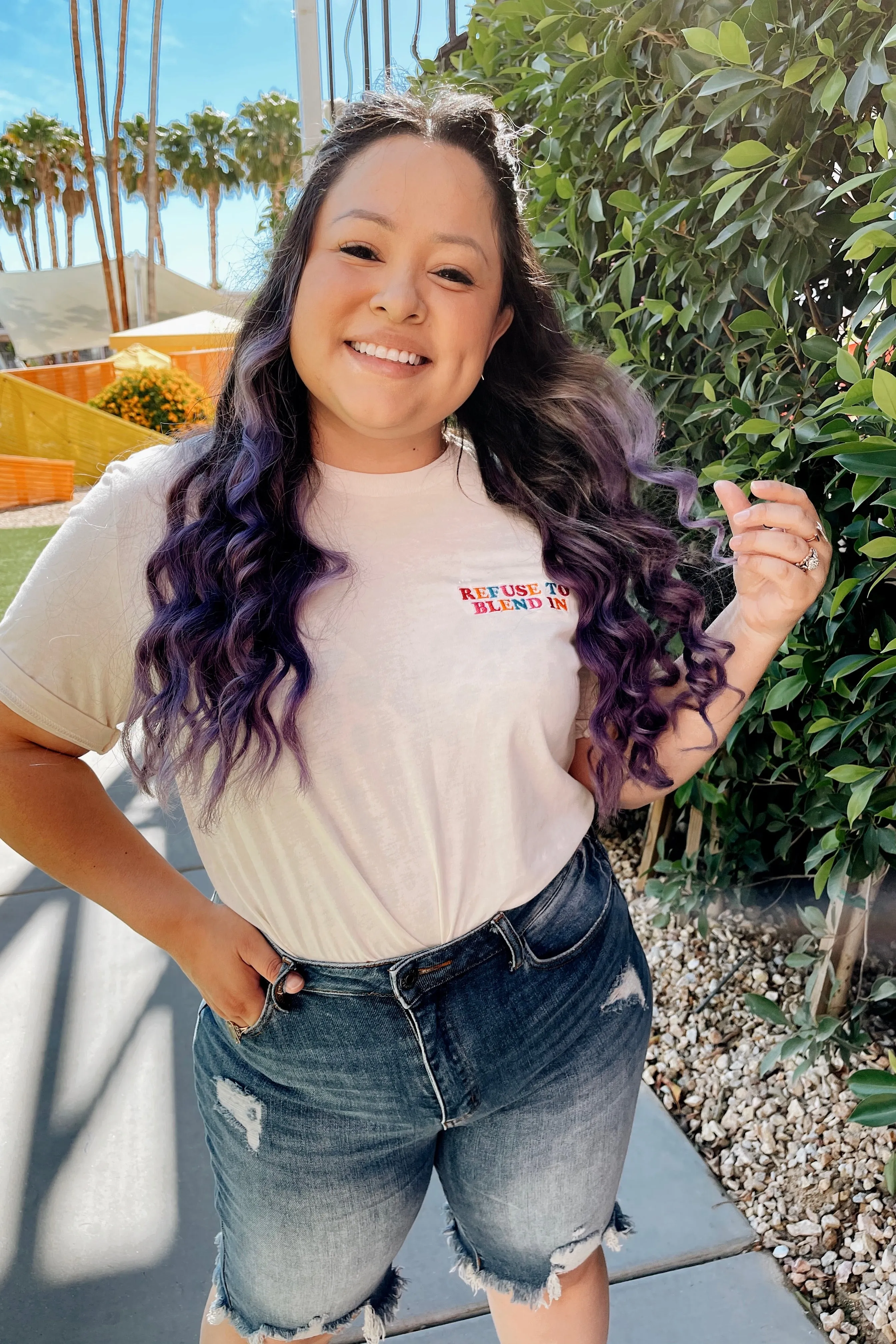 TABY ORIGINAL DESIGN: Refuse To Blend In Tee EMBROIDERED*** sold by shop taby product image thumbnail 5