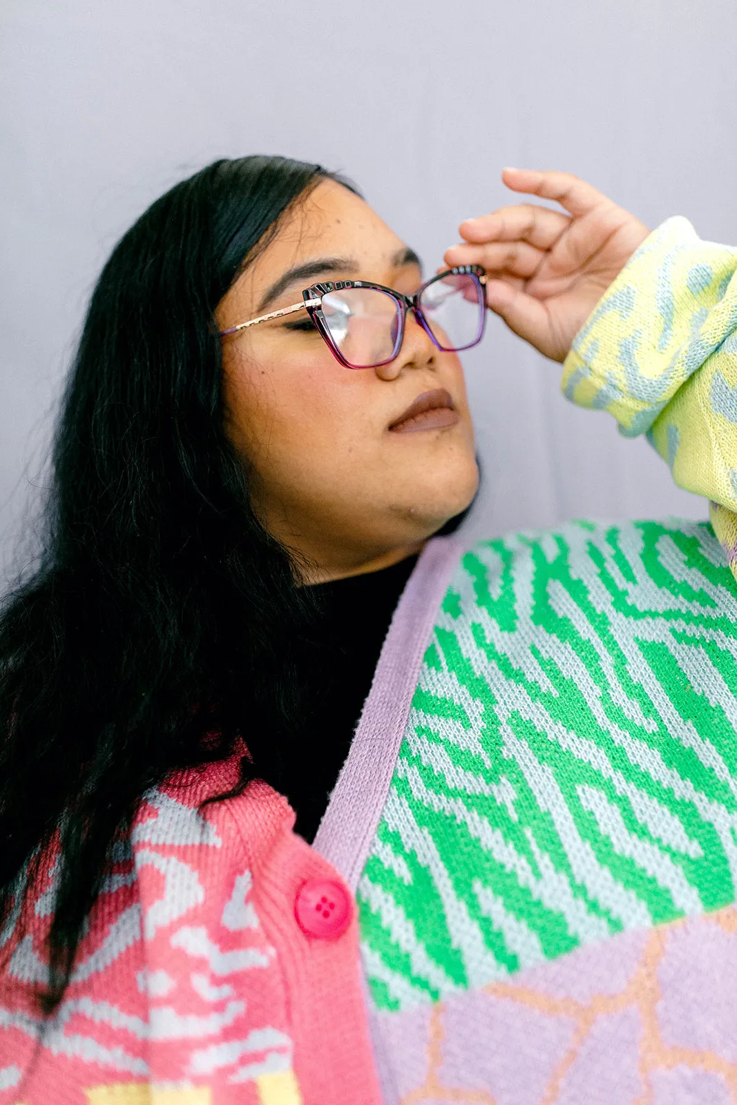 Bring It On Blue Light Block Glasses sold by shop taby product image thumbnail 3