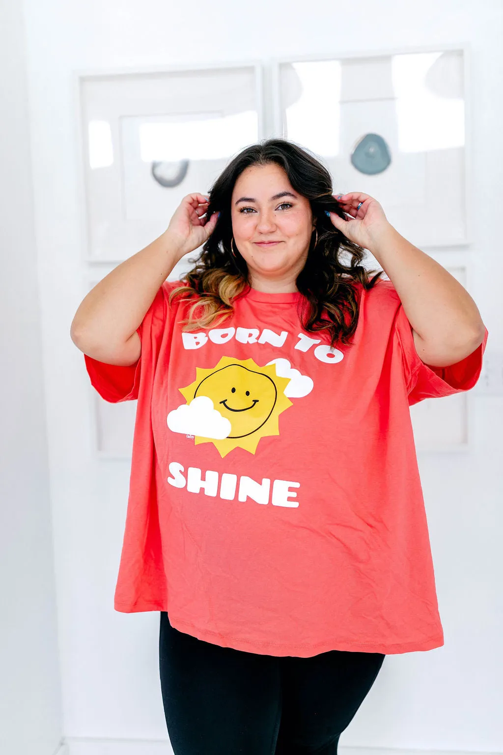 TABY ORIGINAL: Born To Shine Boxy Top PUFF*** sold by shop taby product image thumbnail 2