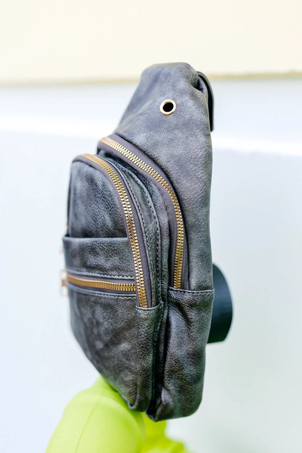 Follow Your Own Path Sling Bag In CHARCOAL*** sold by shop taby product image thumbnail 5