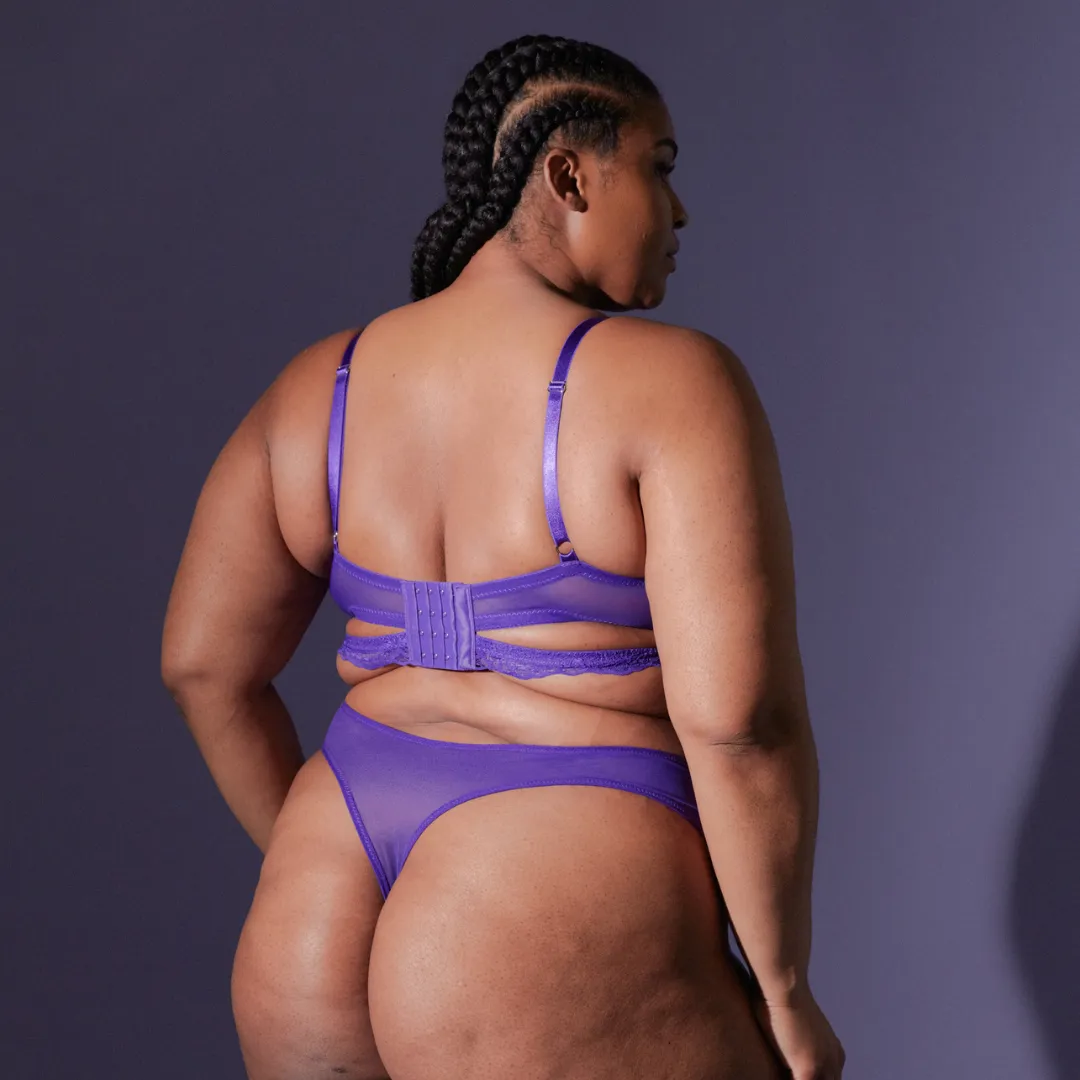 Kane V-wire Bra - Ultraviolet - FINAL SALE sold by Thistle and Spire product image thumbnail 2