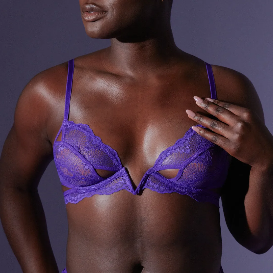 Kane V-wire Bra - Ultraviolet - FINAL SALE sold by Thistle and Spire product image thumbnail 3