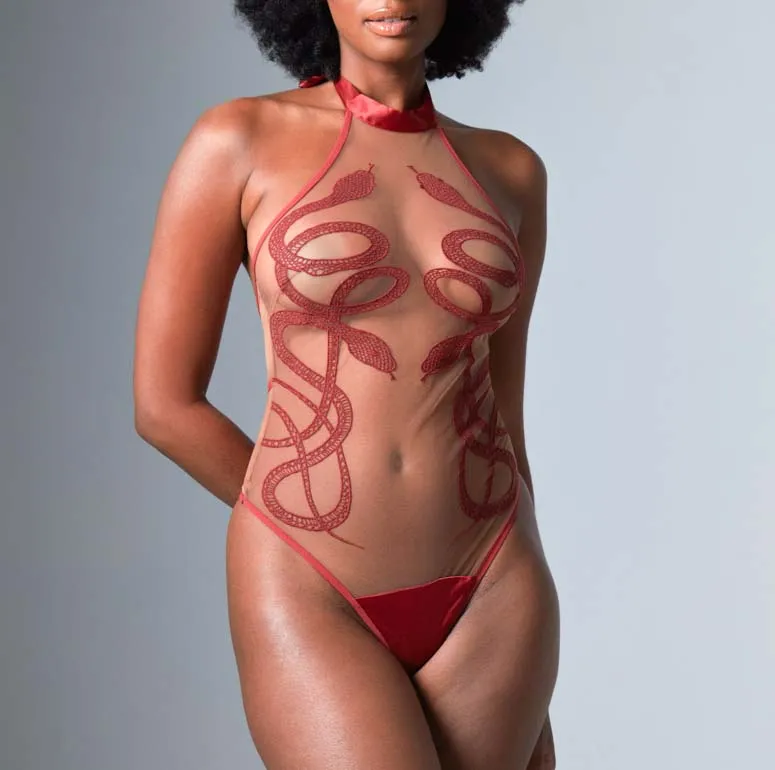 Medusa Bodysuit - Oxblood - Available in Multiple Nudes sold by Thistle and Spire product image thumbnail 2