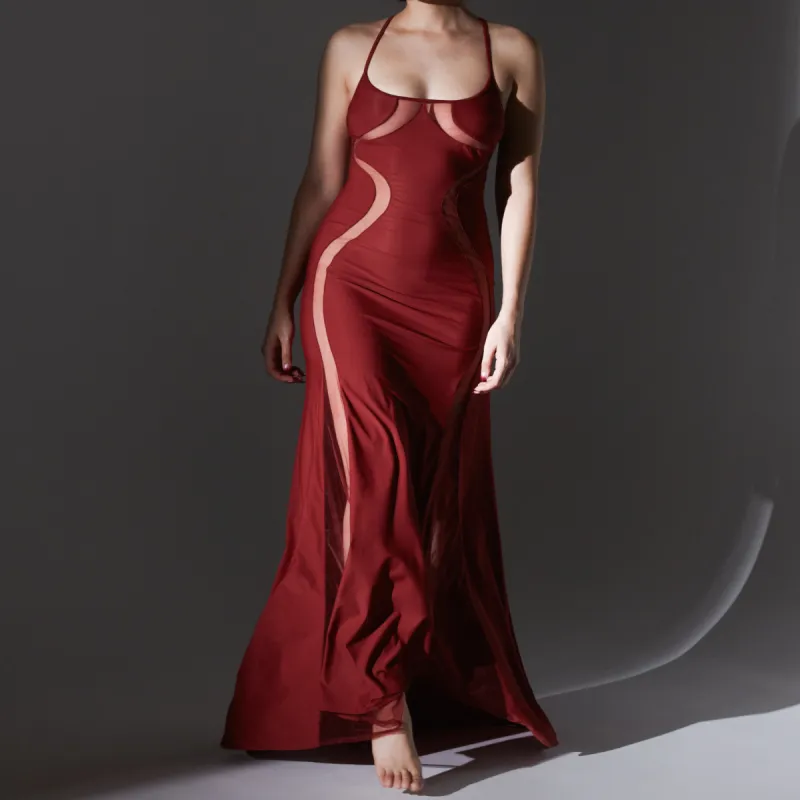 Psyche Slip - Ruby sold by Thistle and Spire