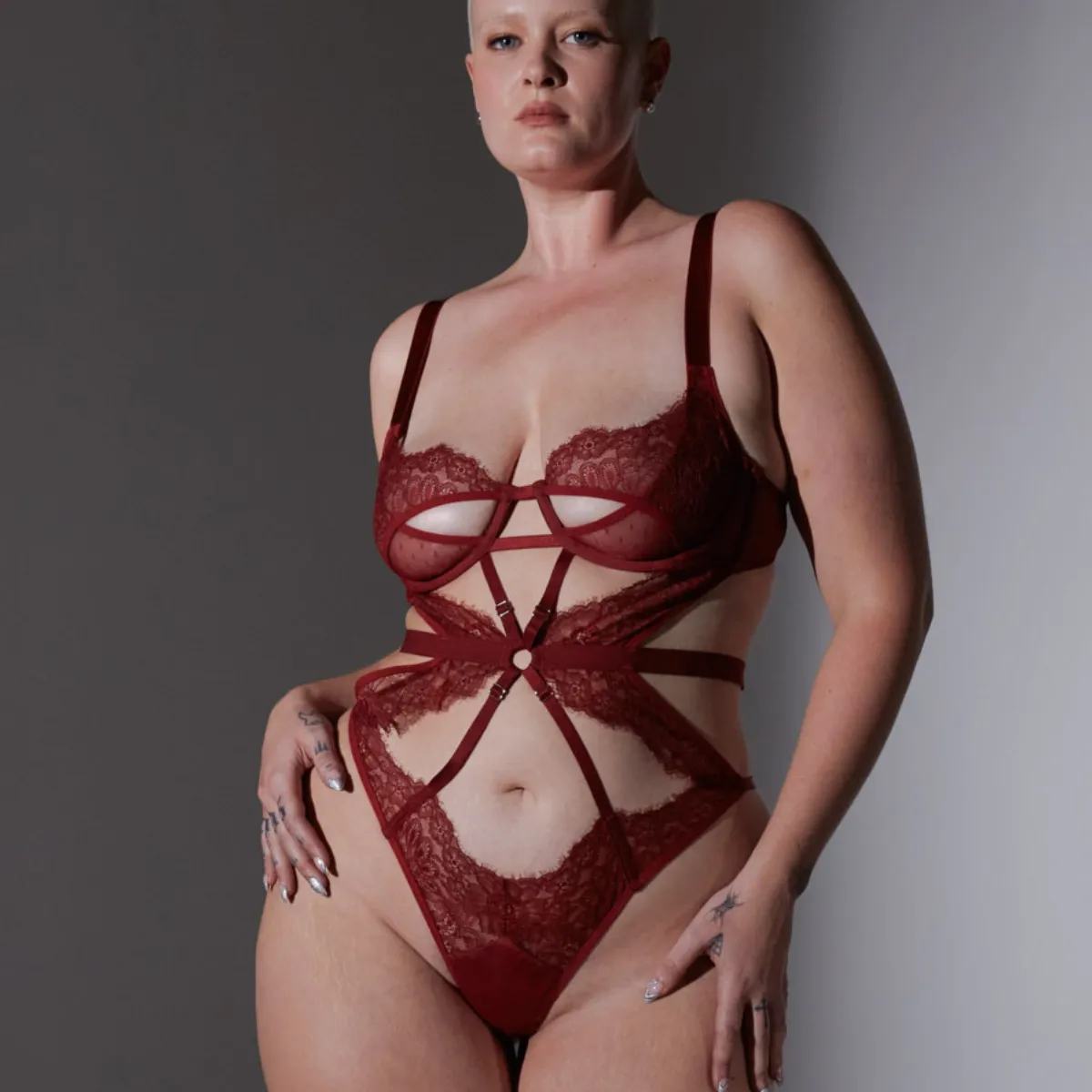 Minna Playsuit - Ruby sold by Thistle and Spire