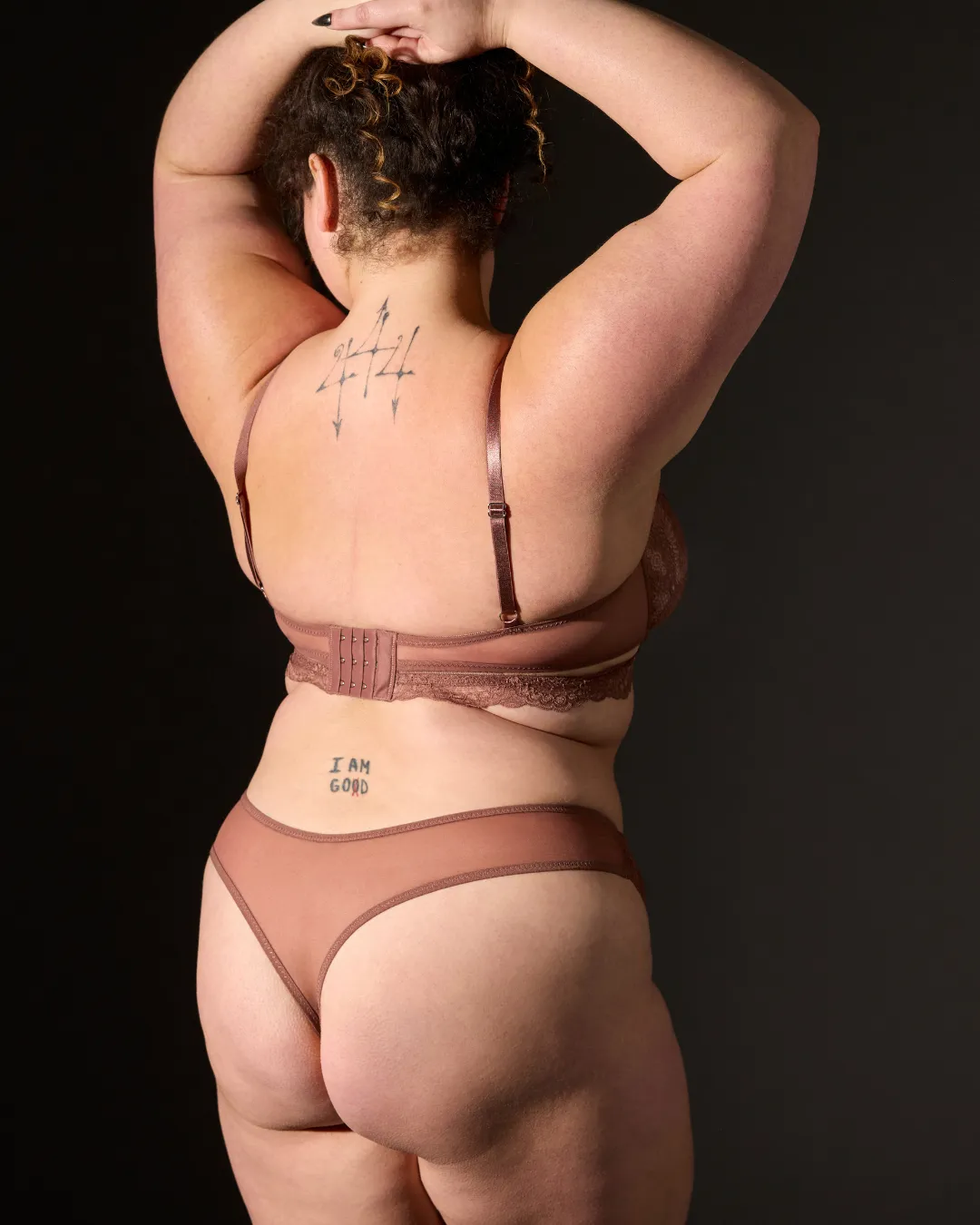 Kane V-Wire Bra - Cocoa sold by Thistle and Spire product image thumbnail 3