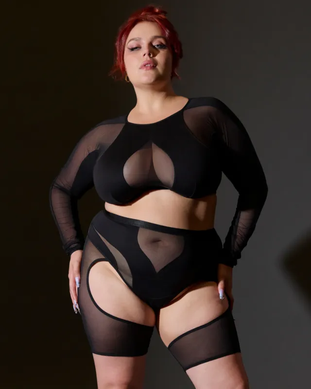 Psyche Thong with Garter sold by Thistle and Spire