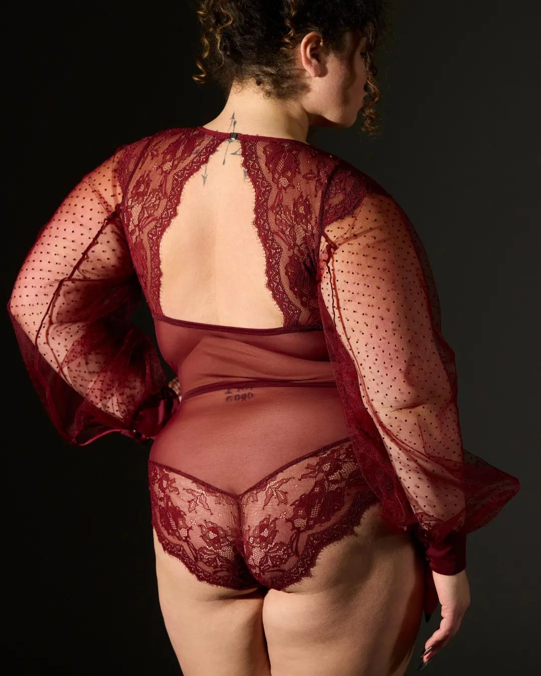 Constellation Bodysuit - Burgundy sold by Thistle and Spire product image thumbnail 4