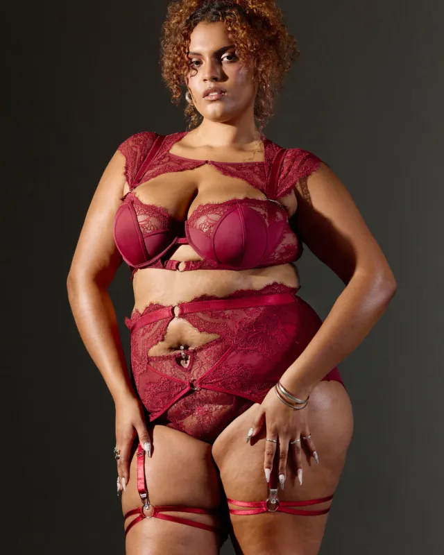 Daphne Garter - Ruby sold by Thistle and Spire