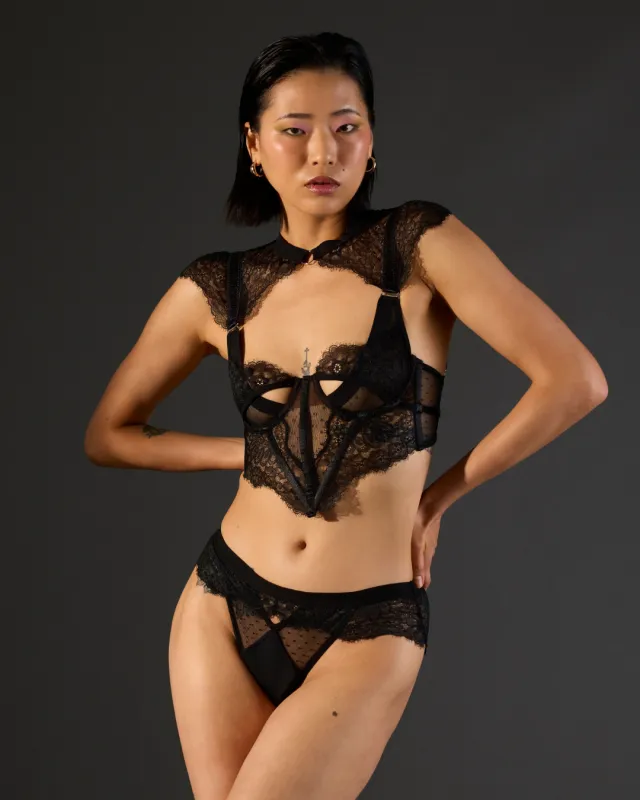 Minna Bodice and Tanga Period Panty Set made by Thistle and Spire