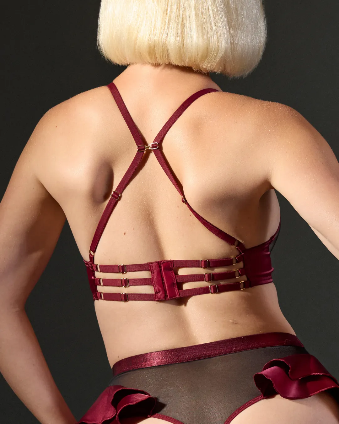 Immaculate Bra & High Waisted Thong Set sold by Thistle and Spire product image thumbnail 5