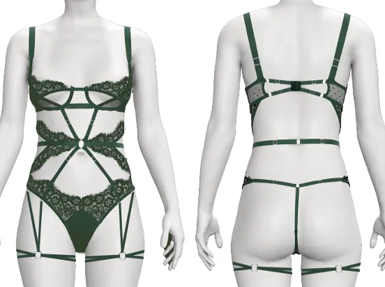 Minna Playsuit - Emerald sold by Thistle and Spire