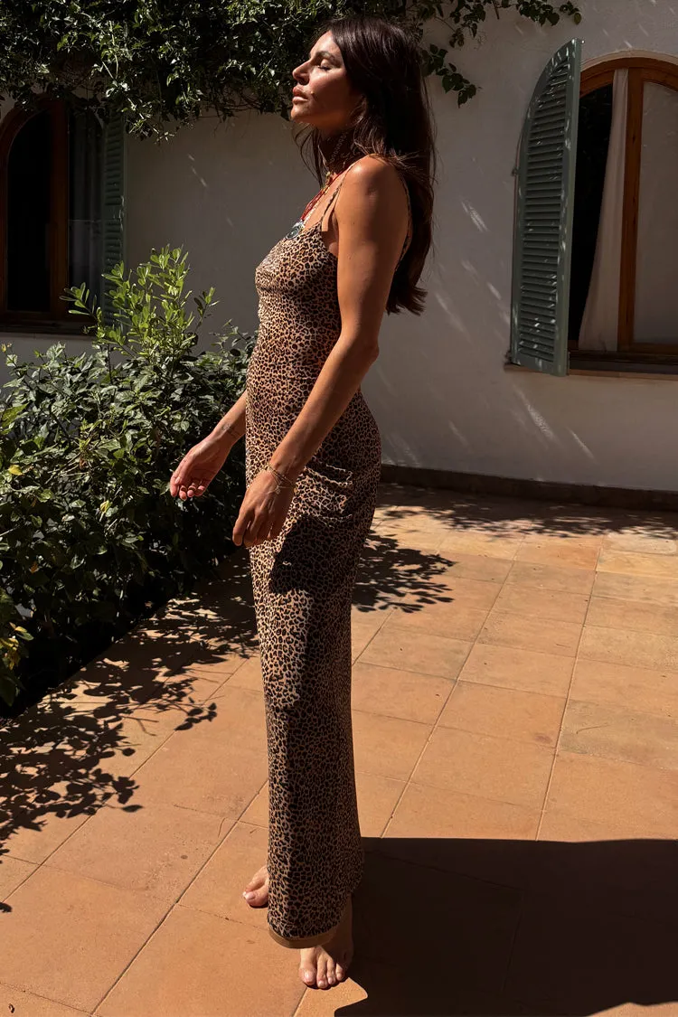 Leopard Mesh Slip Dress Petite sold by Never Fully Dressed product image thumbnail 5