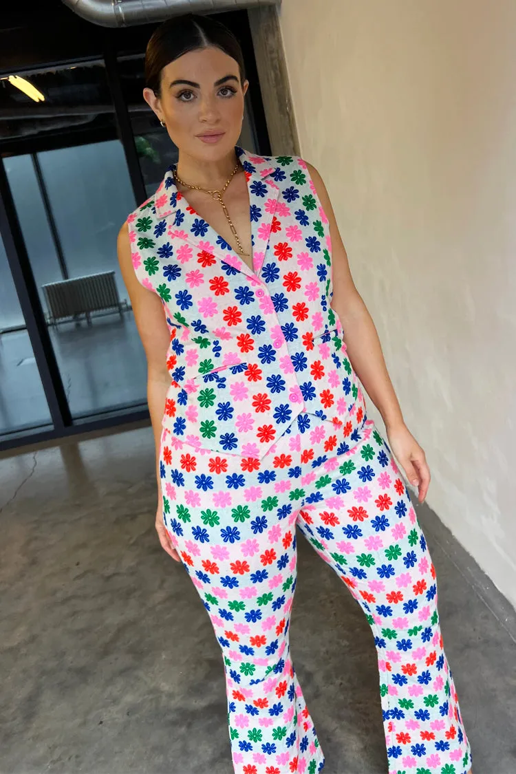 Multi Flower Trouser sold by Never Fully Dressed product image thumbnail 3