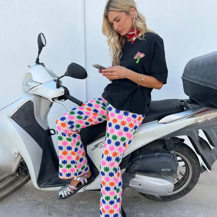 Multi Flower Trouser sold by Never Fully Dressed