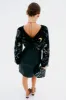 Black Vegan Leather Mini Jaspre Skirt sold by Never Fully Dressed