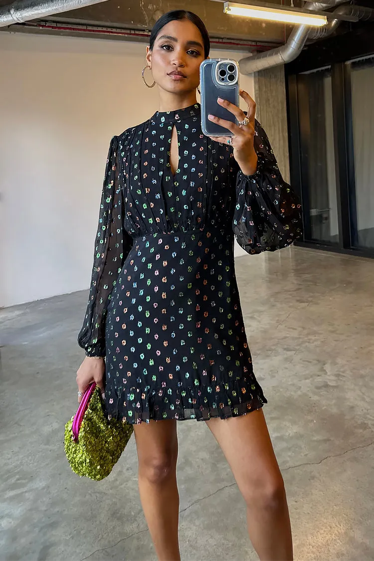 Multi Sparkle Mini Azealia Dress sold by Never Fully Dressed product image thumbnail 4