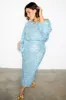 Ice Blue Sequin Tilly Top sold by Never Fully Dressed
