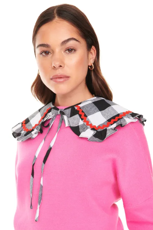 Black And White Gingham Collar sold by Never Fully Dressed