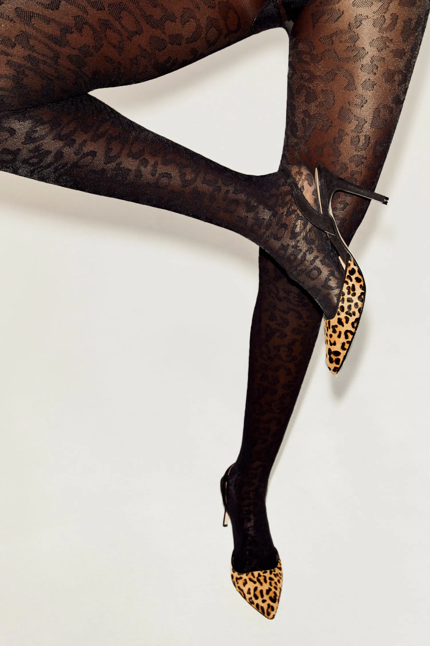 Leather Leopard Heel Shoes sold by Never Fully Dressed product image thumbnail 5