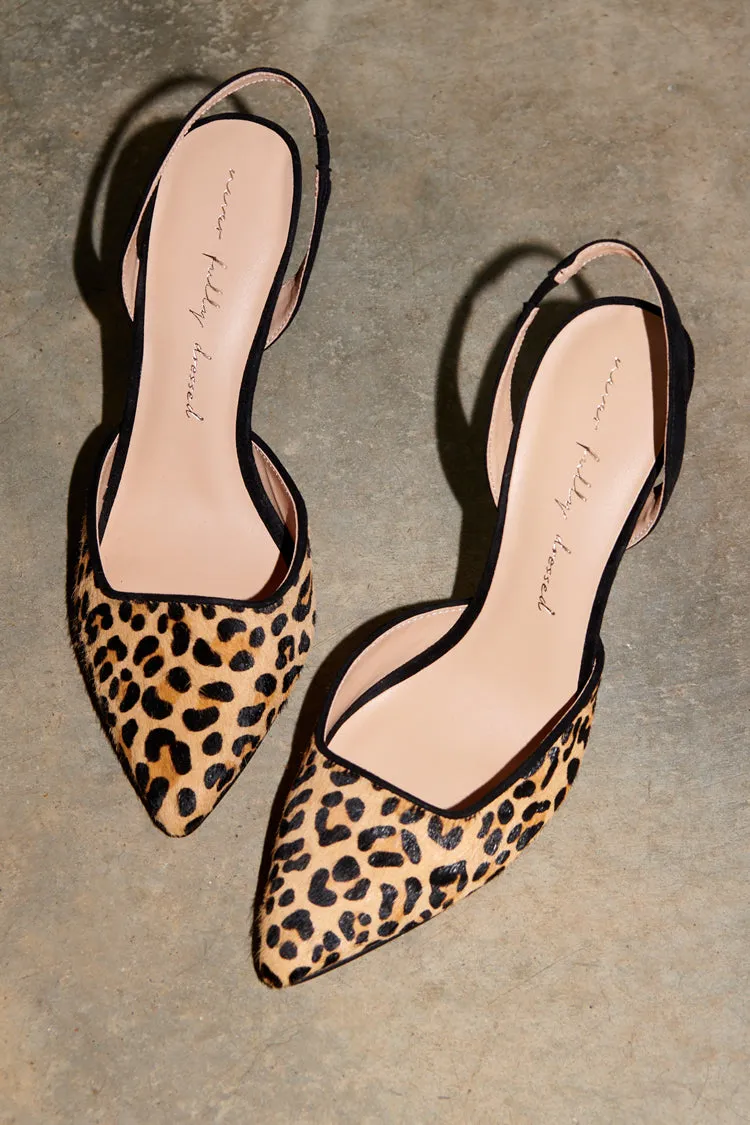 Leather Leopard Heel Shoes sold by Never Fully Dressed product image thumbnail 4
