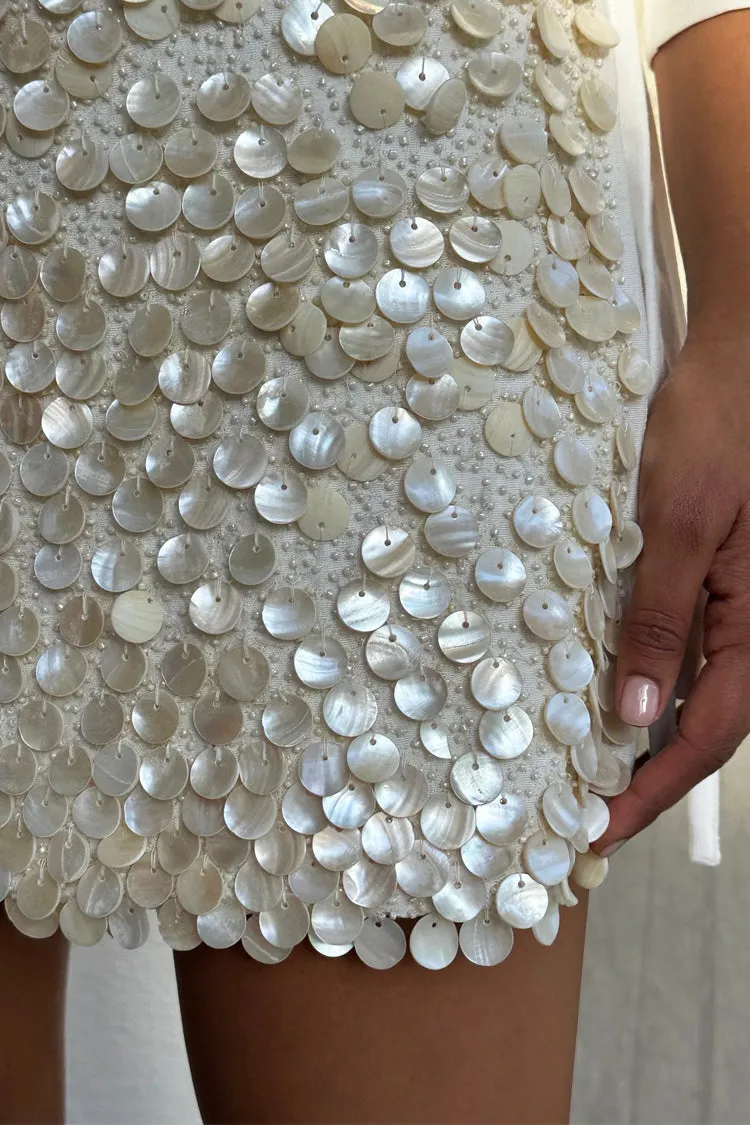 Shell Mini Wrap Skirt sold by Never Fully Dressed product image thumbnail 4