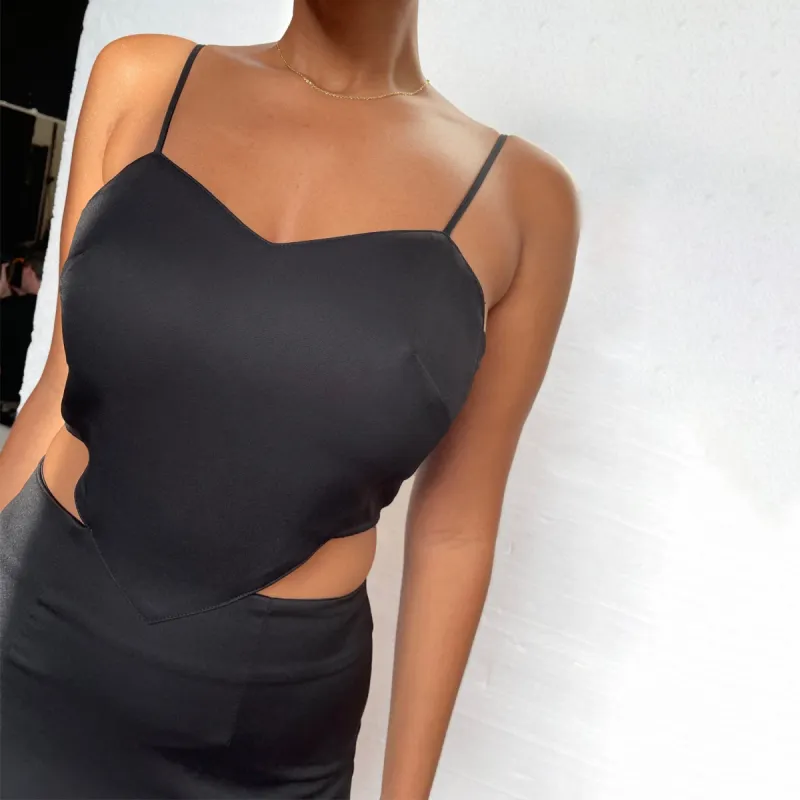 Black Love Story Mini Dress sold by Never Fully Dressed