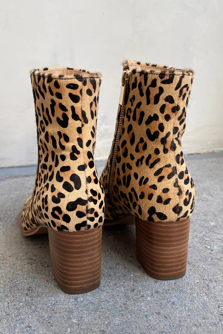 Leather Leopard Short Boot sold by Never Fully Dressed product image thumbnail 5