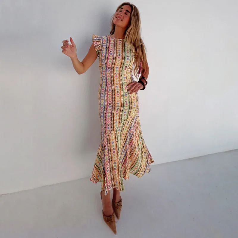 Fiesta Remi Midi Dress sold by Never Fully Dressed