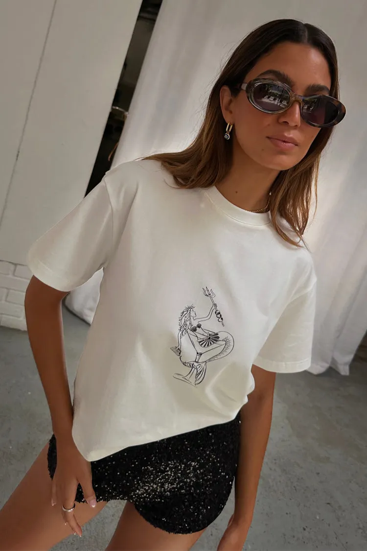 Mermaid Cocktail T-Shirt sold by Never Fully Dressed product image thumbnail 2