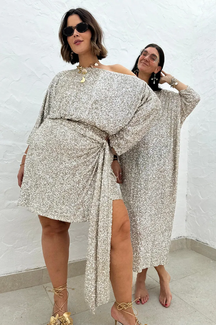 Silver Sequin Tilly Top sold by Never Fully Dressed product image thumbnail 4