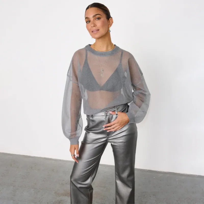 Gun Metal Zazi Jumper sold by Never Fully Dressed