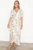 Cotton Linen Snake Brooklyn Dress sold by Never Fully Dressed