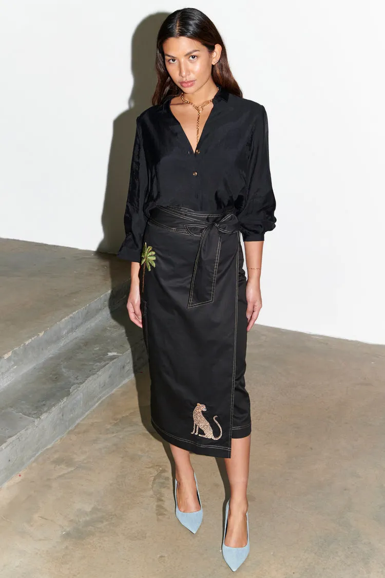 Black Running Wild Jaspre Skirt sold by Never Fully Dressed product image thumbnail 2