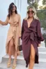 Coco Wrap Dress sold by Never Fully Dressed
